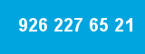 926 227 65 21 926 227 65 21